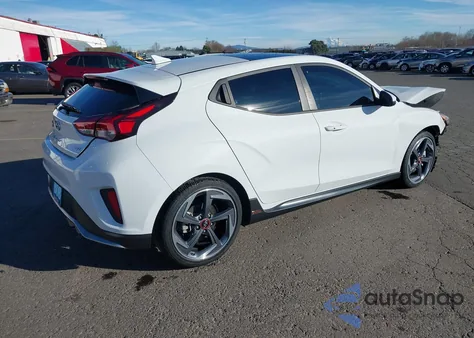 2019 Hyundai Veloster Turbo z USA, uszkodzony, nr VIN KMHTH6AB9KU014446